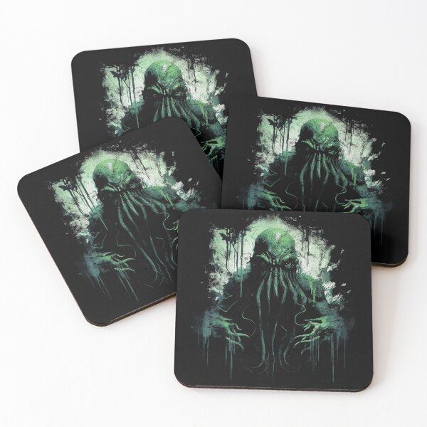 Artikelvorschau, Ein Vintage-Cthulu im Used-Look – HP Lovecraft entworfen und verkauft von GVRDesign.
