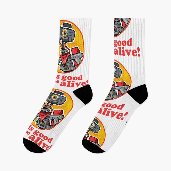 Item preview, Feels Good To Be Alive Johnny Five designed and sold by NeonPanther84.