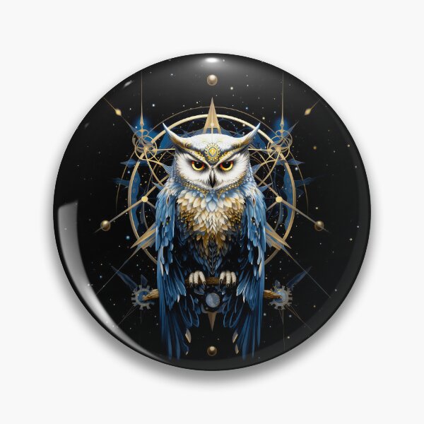 Item preview, Stellar Wisdom Mystical Steampunk Owl designed and sold by CreativePanoply.