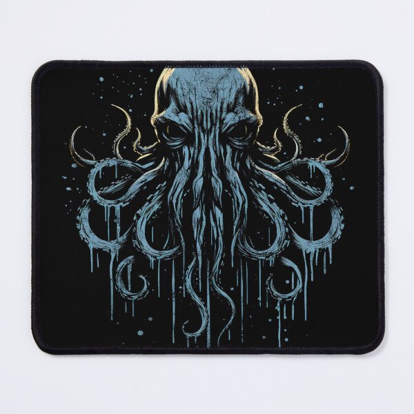 Item preview, A Vintage Distressed Blue Cthulu - HP Lovecraft designed and sold by GVRDesign.