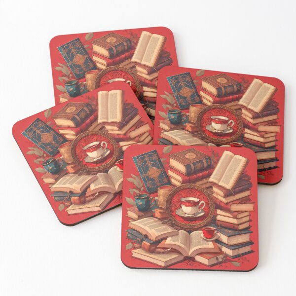 Item preview, Books and Tea designed and sold by SoftLivingCore.