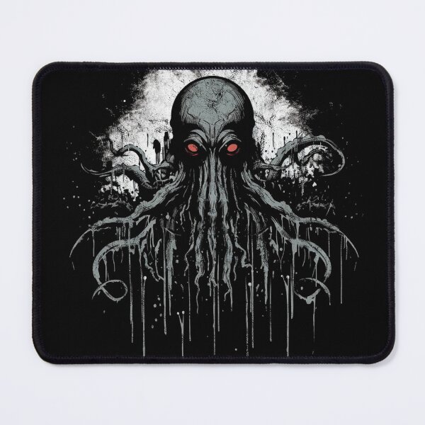Item preview, A Vintage Distressed Grey Cthulu - HP Lovecraft designed and sold by GVRDesign.