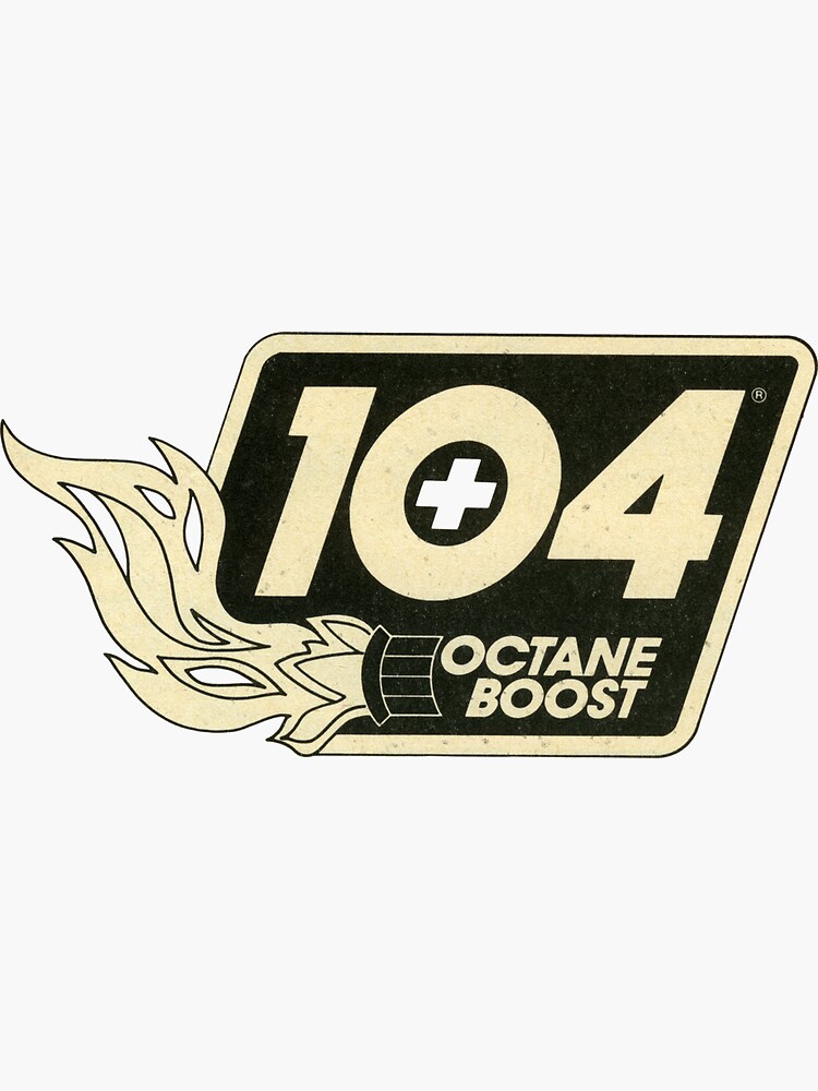 Pegatina «Octane Boost 104! ¡Dalo todo o vete a casa!» de taspaul