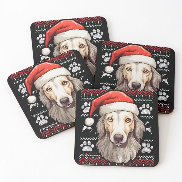 Item preview, Silken Windhound Ugly Sweater Christmas designed and sold by rafaeltto.