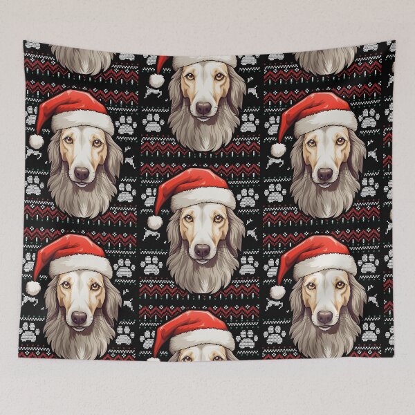 Item preview, Silken Windhound Ugly Sweater Christmas designed and sold by rafaeltto.