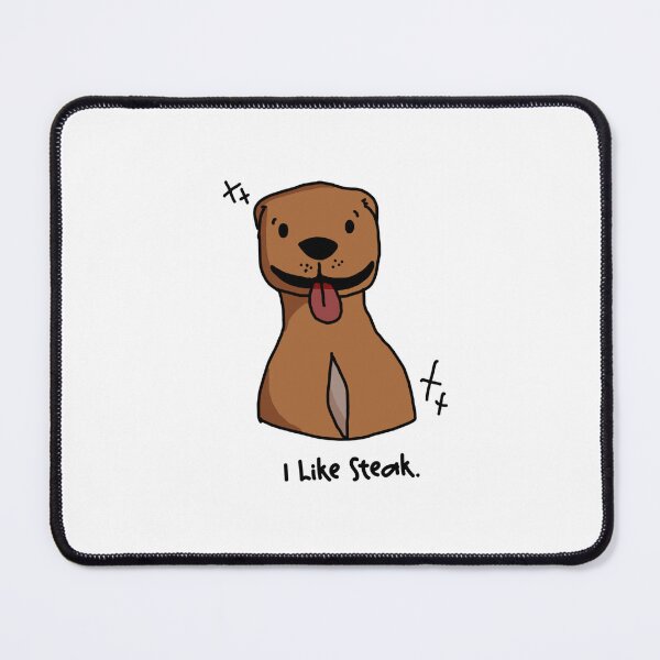 Item preview, I Like Steak Pitbull designed and sold by TagArtCreative.