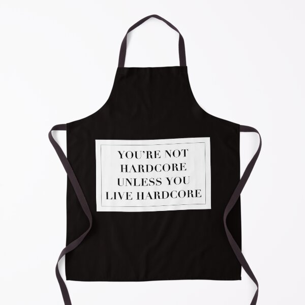 Item preview, You're Not Hardcore Unless You Live Hardcore Square Design  designed and sold by smithc55.