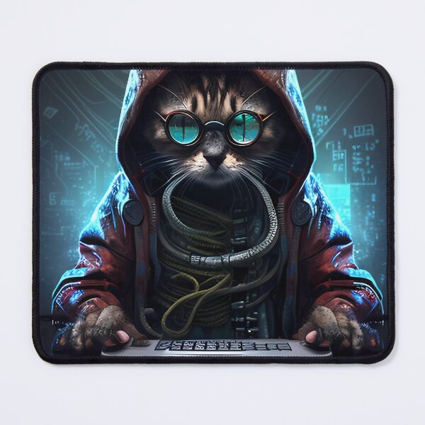 Item preview, “Hacker Meowtrice: The Feline Revolution” designed and sold by Art-Vortex-fr.
