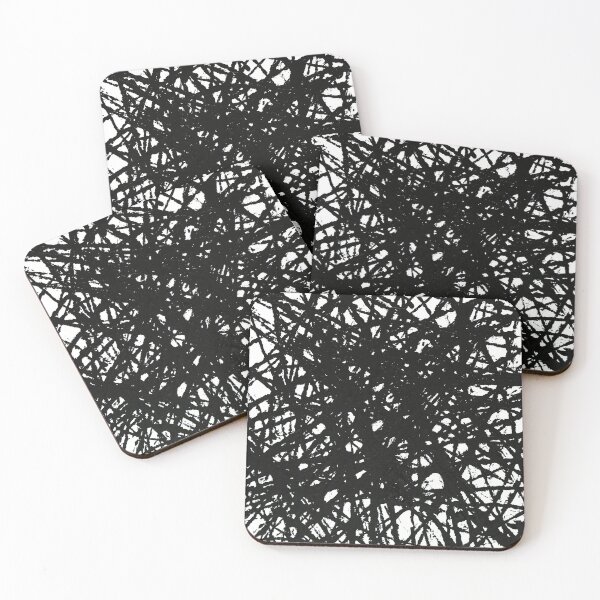 Item preview, Black Design inspired by Jackson Pollock art designed and sold by Kitslam Art.