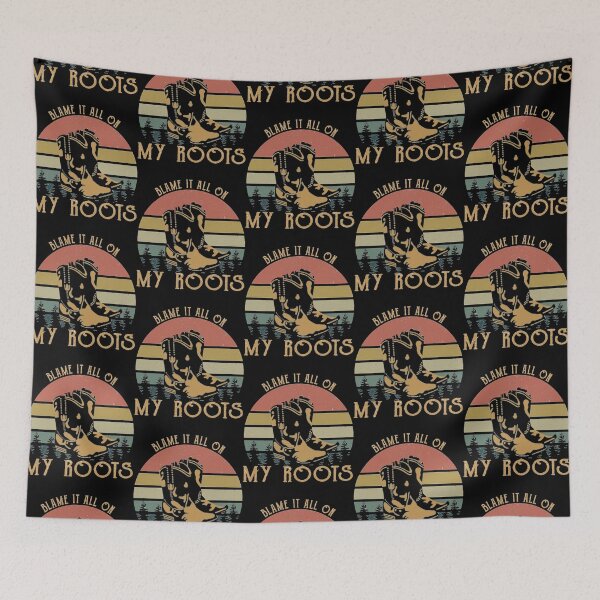 Item preview, Garth Brooks Vintage Garth Tees Brooks Blame It All On My Roots, Crazy designed and sold by EboniSchwab.