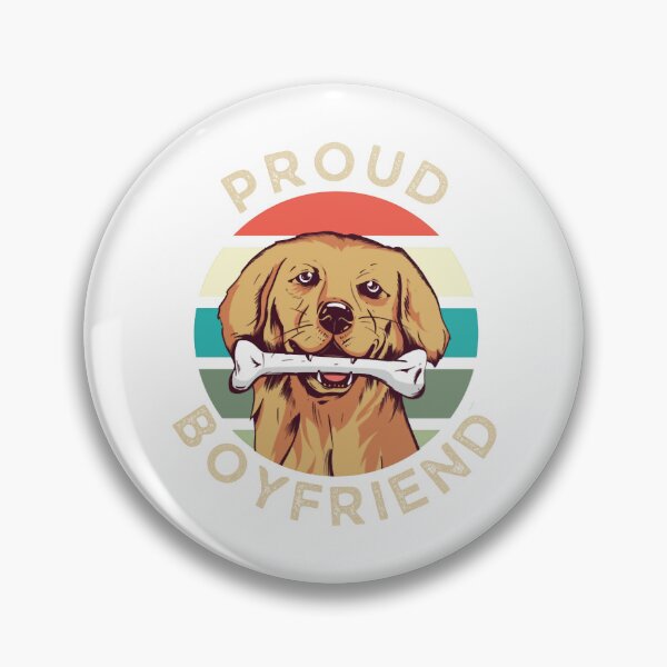 Item preview, Proud Golden Retriever Boyfriend Funny Birthday designed and sold by EboniSchwab.