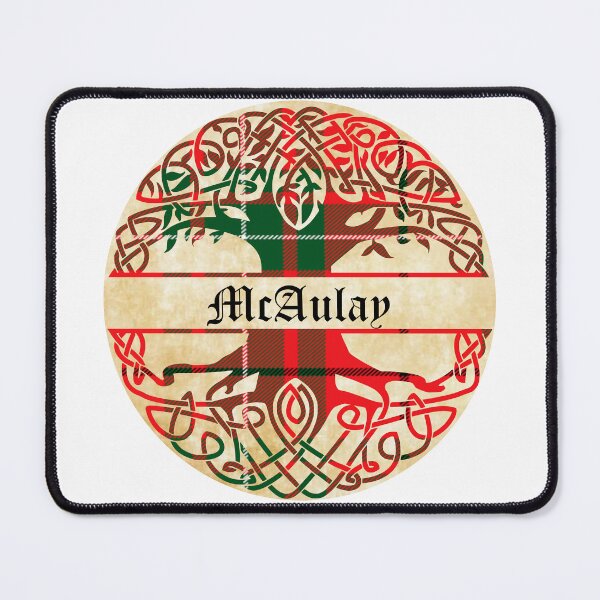 Item preview, McAulay Tree of Life Clan Scottish Surname tartan designed and sold by BagTown Clans.