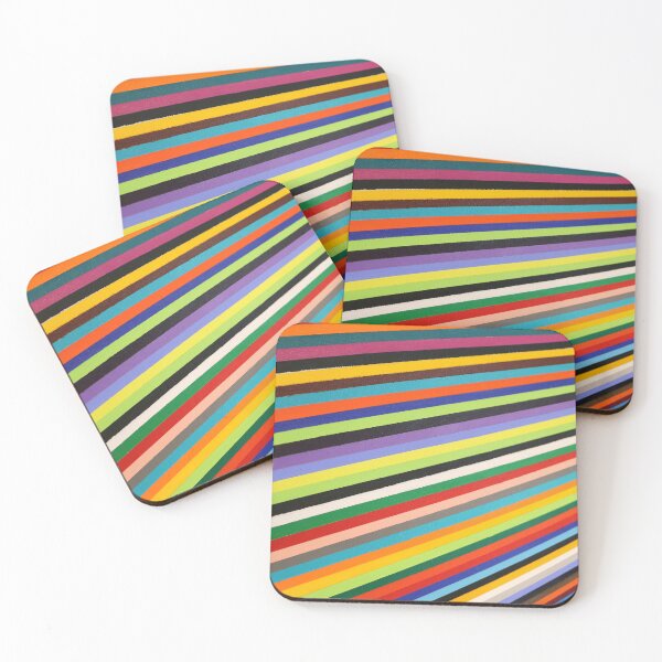 Item preview, Rainbow colored line design designed and sold by Kitslam Art.