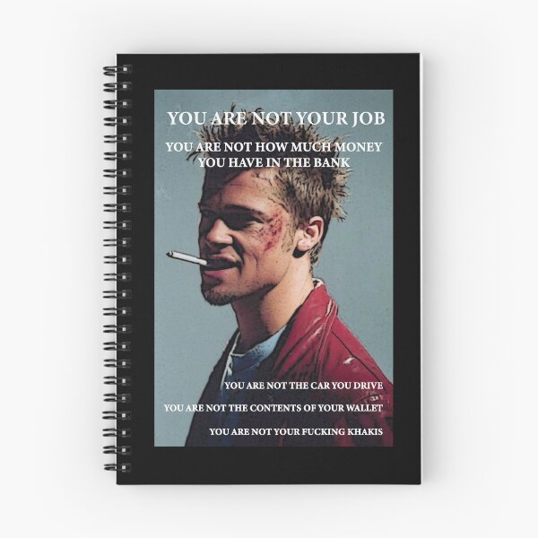Item preview, Tyler Durden Portrait Quote  designed and sold by smithc55.