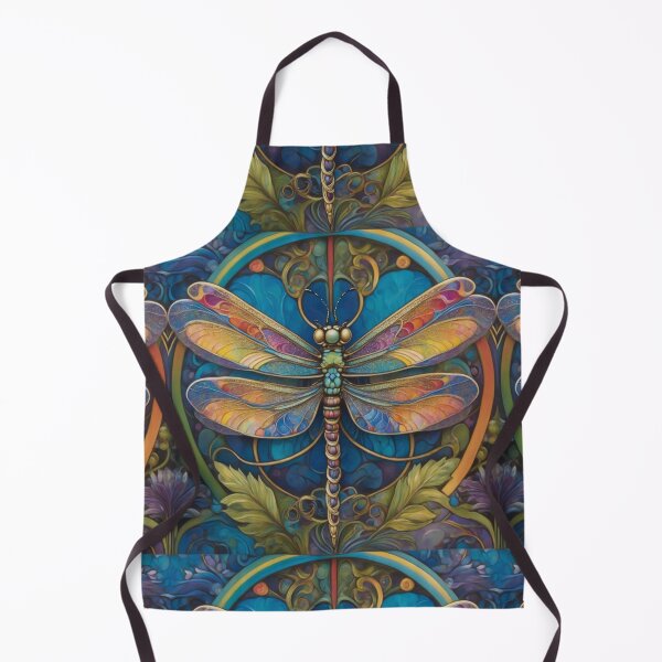 Artikelvorschau, Libellen-Jugendstil-Gemälde entworfen und verkauft von druidwolfart.