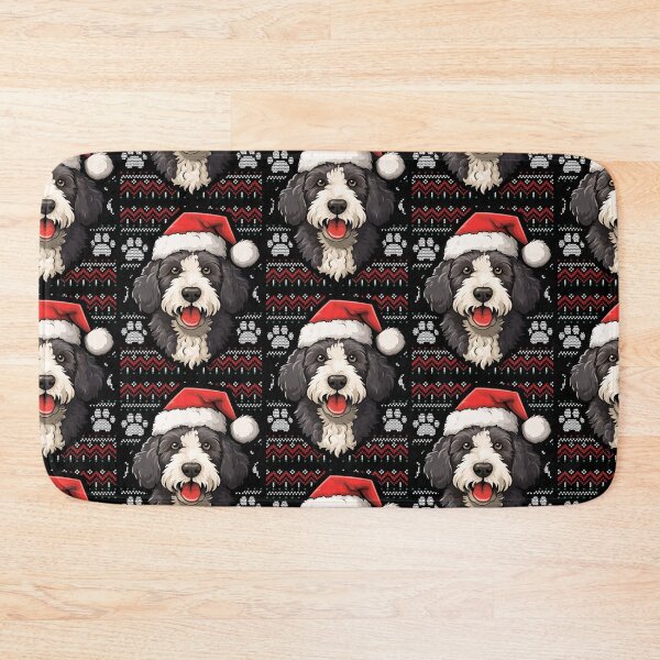 Item preview, Sheepadoodle Ugly Sweater Christmas designed and sold by rafaeltto.