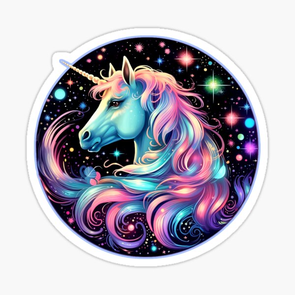 Magical Cosmic Unicorn Sticker