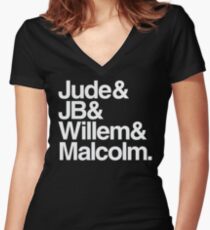 TEAM JUDE Women's Fitted V-Neck T-Shirt