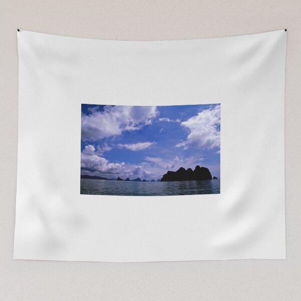 Item preview, Cielo azul sobre la isla James Bond en la bahía de Phang Nga, Tailandia designed and sold by skellyfish.