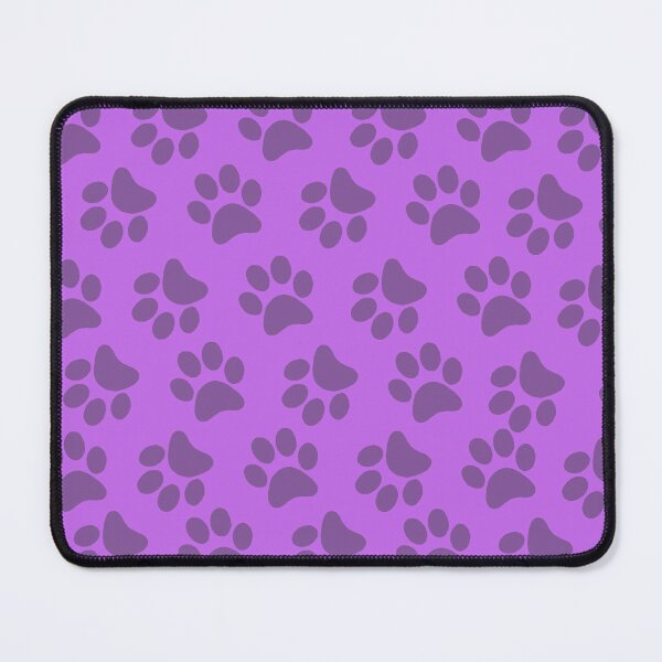 Item preview, dog footprints dark purple  designed and sold by ZiphGames.