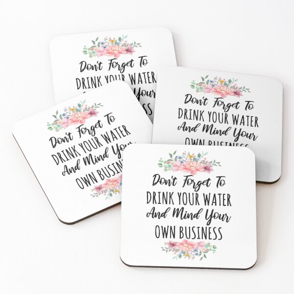 Item preview, Mind Your Own Business Sarcastic Quote designed and sold by gillys.