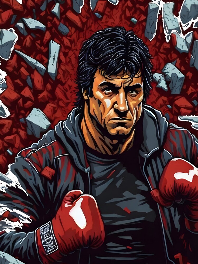 Póster adhesivo de vinilo Rocky Balboa