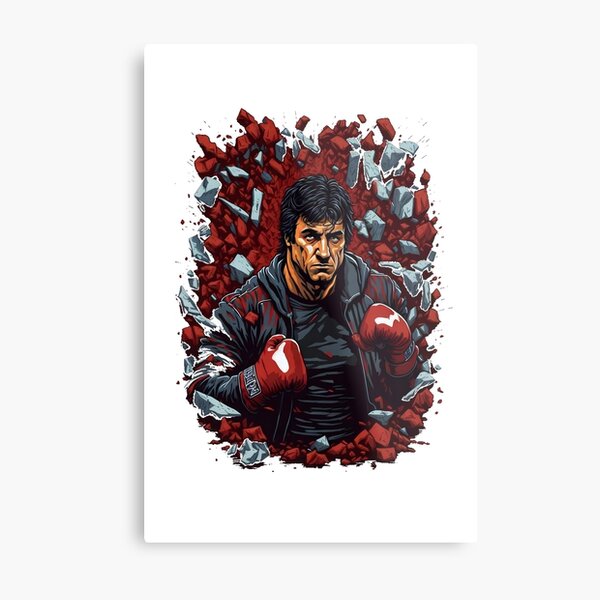 Rocky Balboa winning' Poster, picture, metal print, paint by Andy