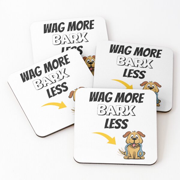 Item preview, Wag More Bark Less Design designed and sold by JAMTEESHOP.