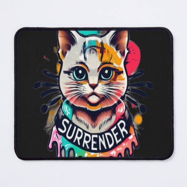 Item preview, Whimsical Surrender Cat Design: Playful Meow designed and sold by alaa-mously.
