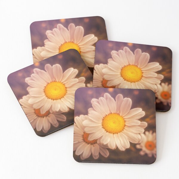 Item preview, Glowing Trio Of Daisies designed and sold by Jim Love.
