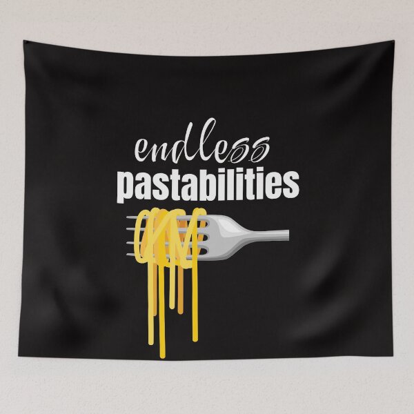 Item preview, Endless Pastabilities Funny Pasta Lover Itallian Chef designed and sold by MagicSD Designs.