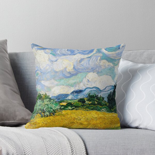 Item preview, Van Gogh Wheatfield with Cypresses Vintage Art designed and sold by vintagevivian.