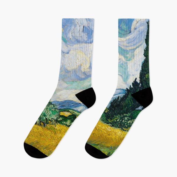 Item preview, Van Gogh Wheatfield with Cypresses Vintage Art designed and sold by vintagevivian.