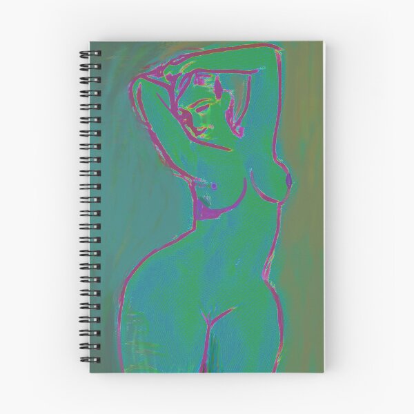 Item preview, Female nude with elegantly flowing curves designed and sold by pulchritude560.