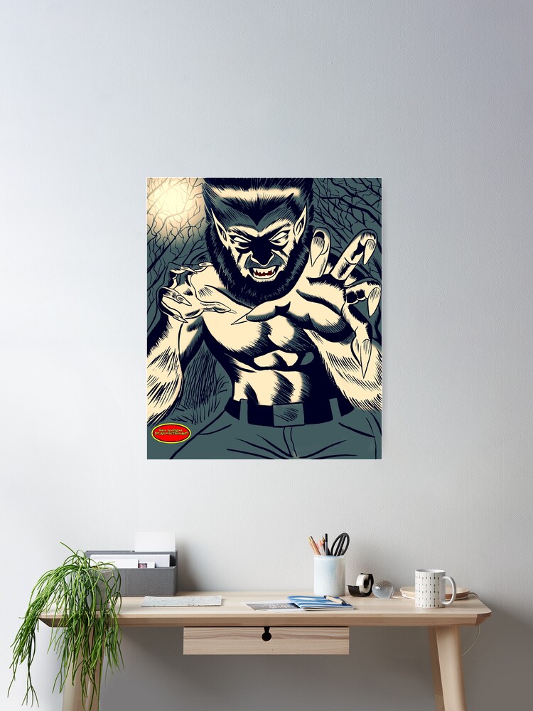 Night of the Werewolf! Poster for Sale by DrAtomicThunder