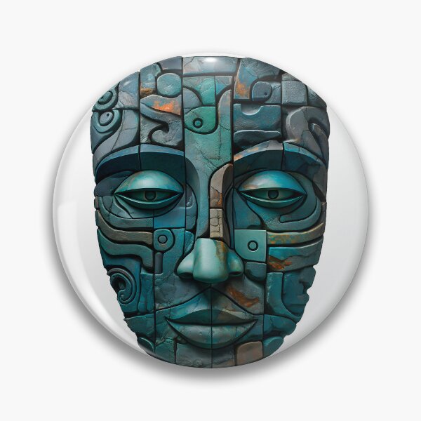 Item preview, Stone Face Tribal Statue - Great Gift For Native Tribal Art Enthusiasts  designed and sold by AlanPhotoArt.