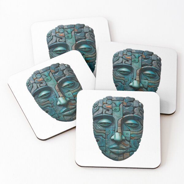 Item preview, Stone Face Tribal Statue - Great Gift For Native Tribal Art Enthusiasts  designed and sold by AlanPhotoArt.