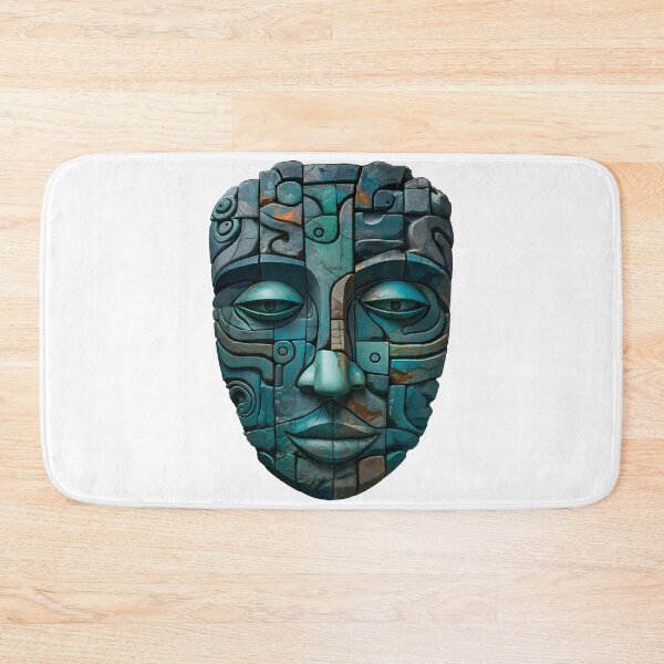 Item preview, Stone Face Tribal Statue - Great Gift For Native Tribal Art Enthusiasts  designed and sold by AlanPhotoArt.