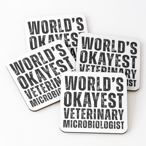 Item preview, Worlds Okayest Veterinary Microbiologist designed and sold by kamrankhan.