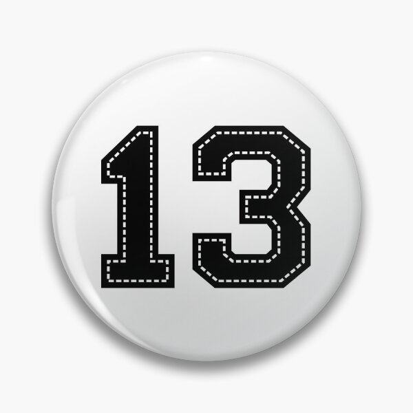 Item preview, Number 13 Thirteen  designed and sold by StudioRedKoala.