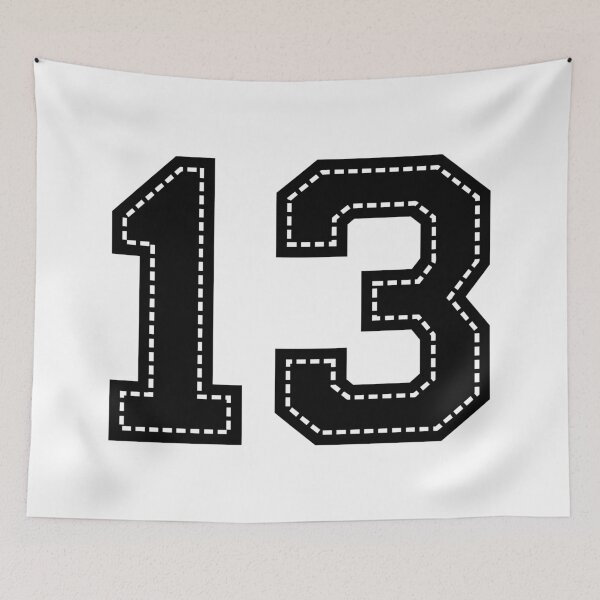 Item preview, Number 13 Thirteen  designed and sold by StudioRedKoala.