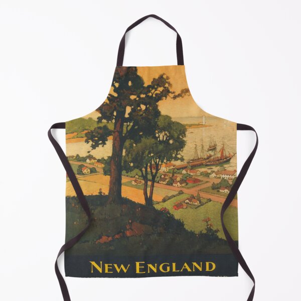Artikelvorschau, New England Vintage Travel Poster entworfen und verkauft von vintagevivian.