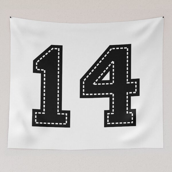 Item preview, Number 14 Fourteen designed and sold by StudioRedKoala.