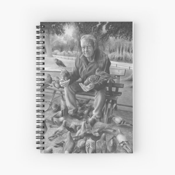 Wings on the Green Spiral Notebook