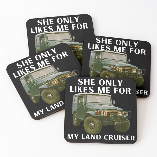 Item preview, She Only Likes Me For My Land cruiser, 1958 LandCruiser, 20 series,1958 land cruiser,Toyota Landcruiser,Off Road designed and sold by AkBrokeBikes.