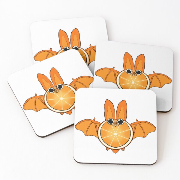 Item preview, Fruit Bat - Orange designed and sold by MakHicks.