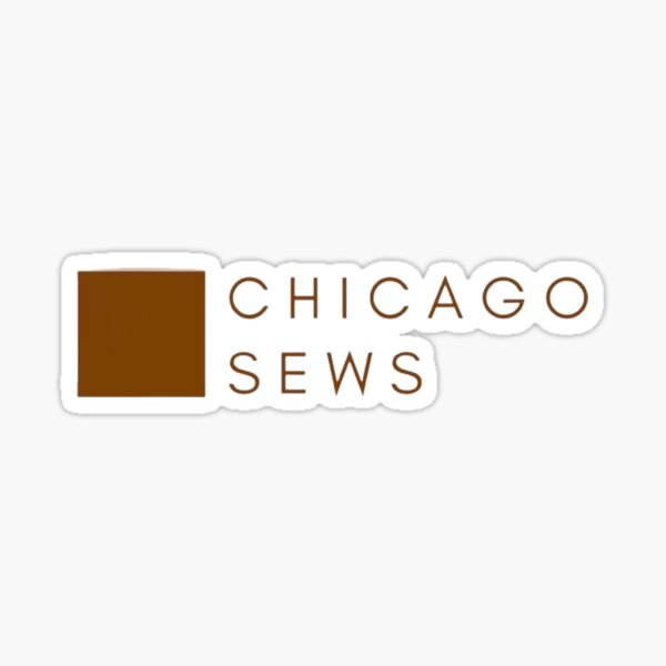 Chicago Sews - Brown Sticker