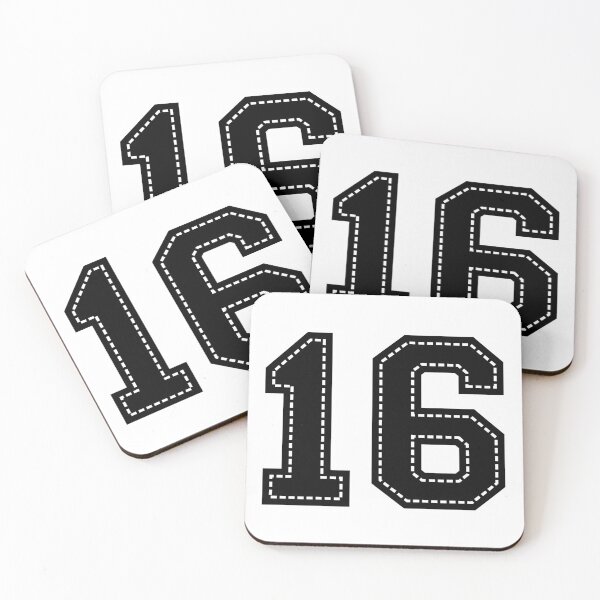 Item preview, Number 16 Sixteen designed and sold by StudioRedKoala.
