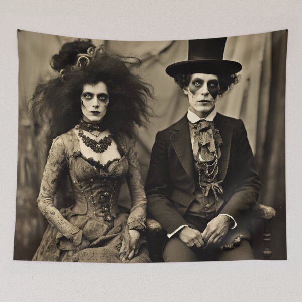 Item preview, Creepy Carnival Couple  designed and sold by Curiosity-Shop.