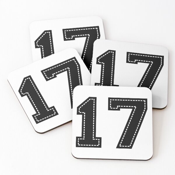 Item preview, Number 17 Seventeen designed and sold by StudioRedKoala.